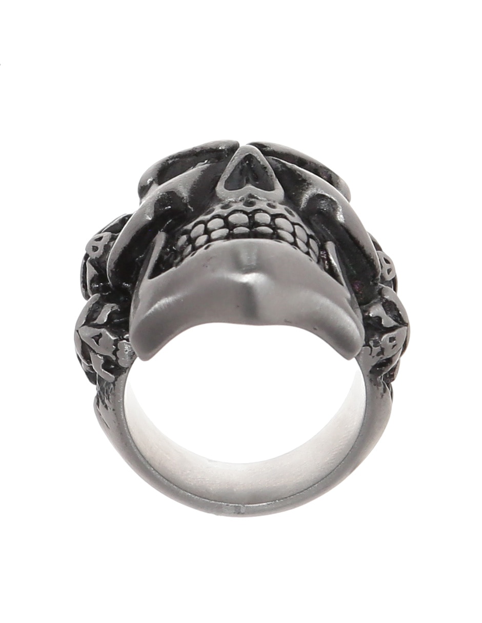 Anillo de cráneo Skull zirconia brillante 5