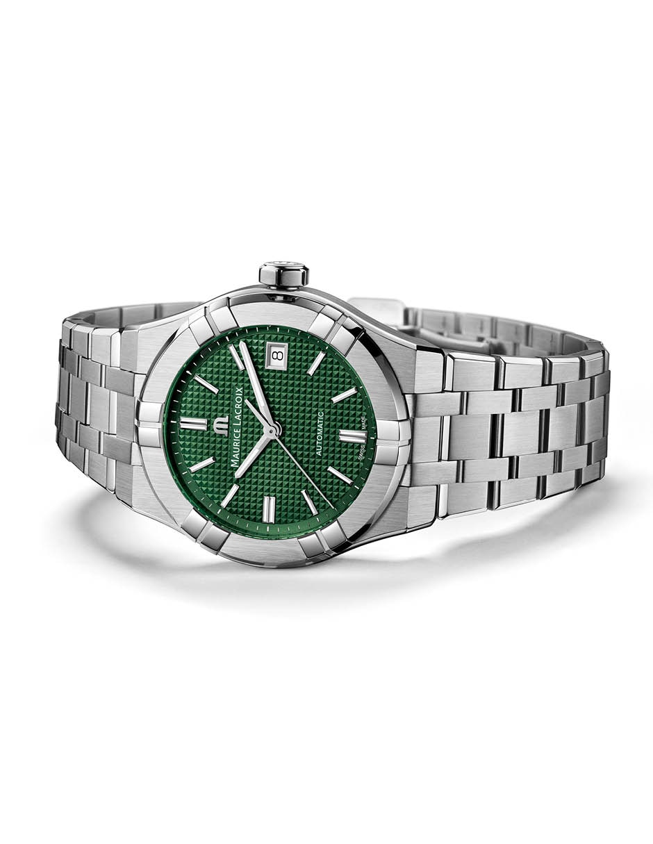 Reloj Maurice Lacroix Aikon Green Edition para mujer AI6007-SS002-630-1