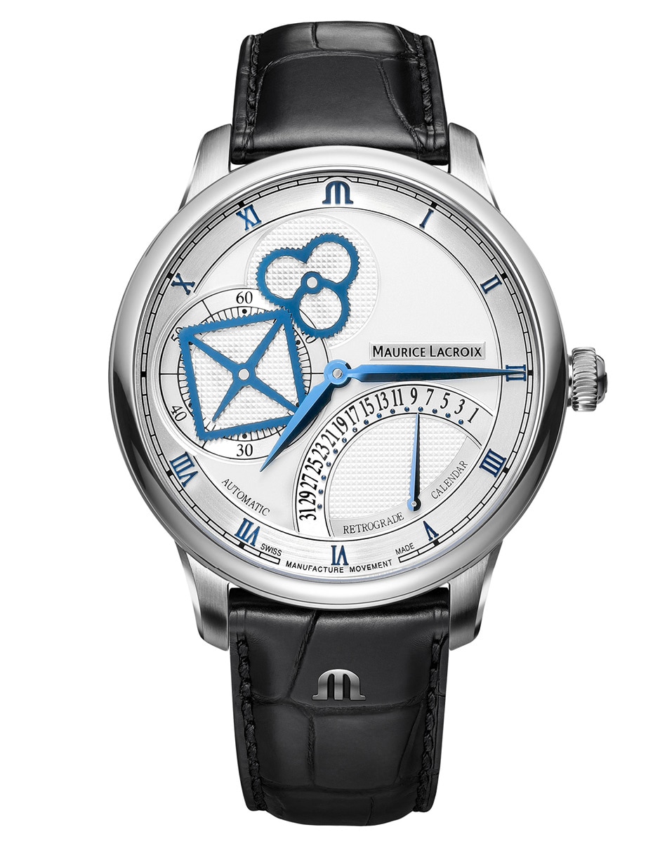 Reloj Masterpiece square wheel Retrograde para hombre MP6058-SS001-110-1