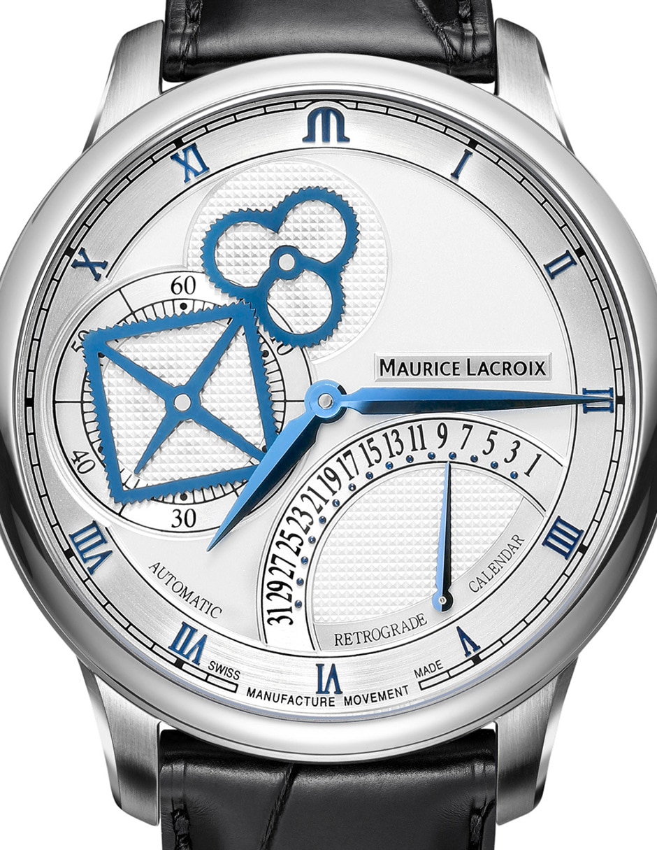 Reloj Masterpiece square wheel Retrograde para hombre MP6058-SS001-110-1