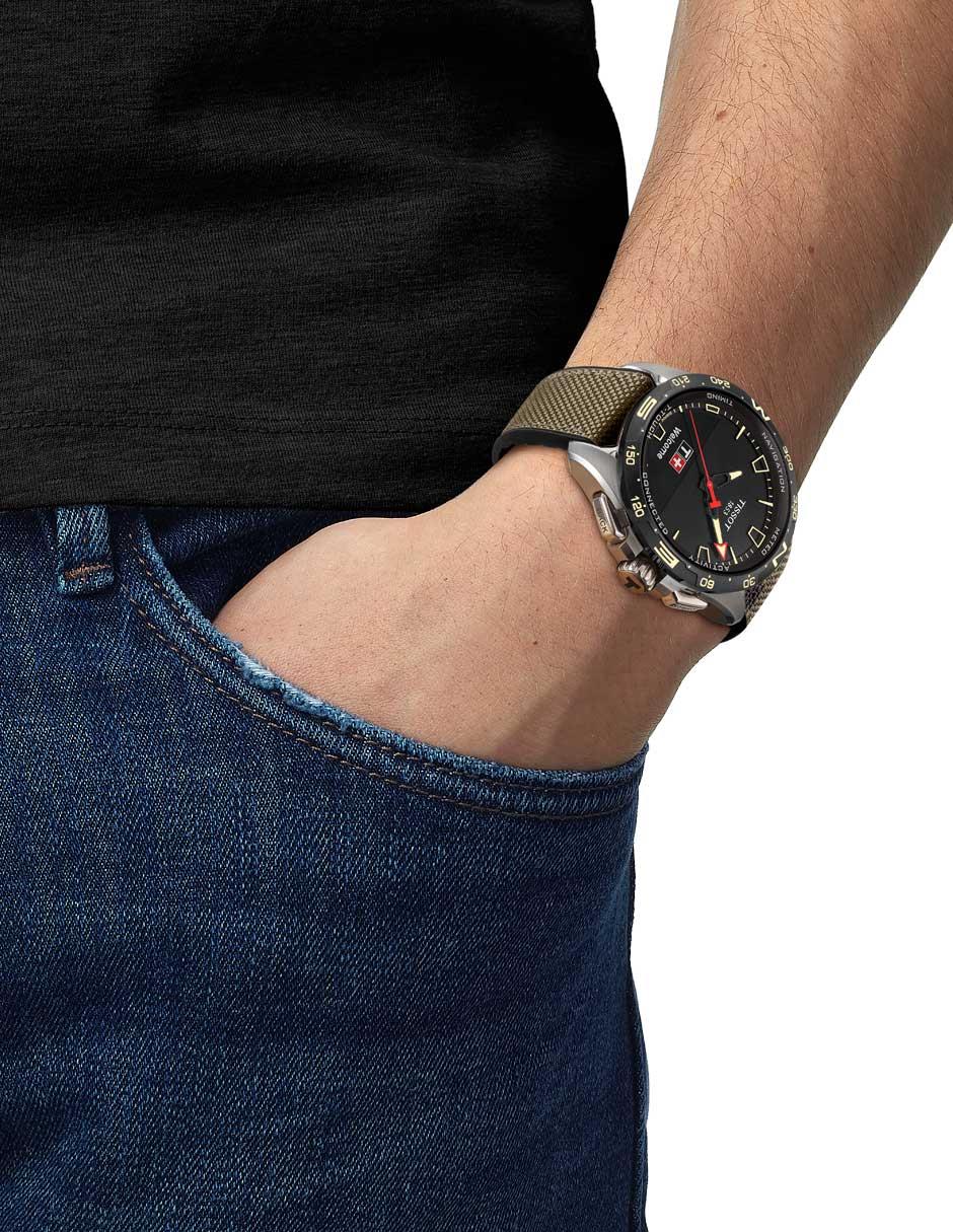 Reloj T-touch connect solar para hombre T1214204705107