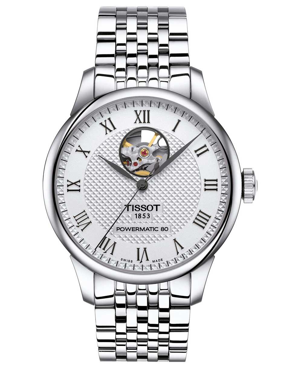 Reloj Le locle powermatic 80 open heart para hombre T0064071103302 Reloj Le locle powermatic 80 open heart para hombre T0064071103302