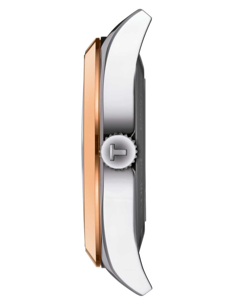 Reloj Tissot gentleman automatic 18k gold bezel para hombre T9274074604100