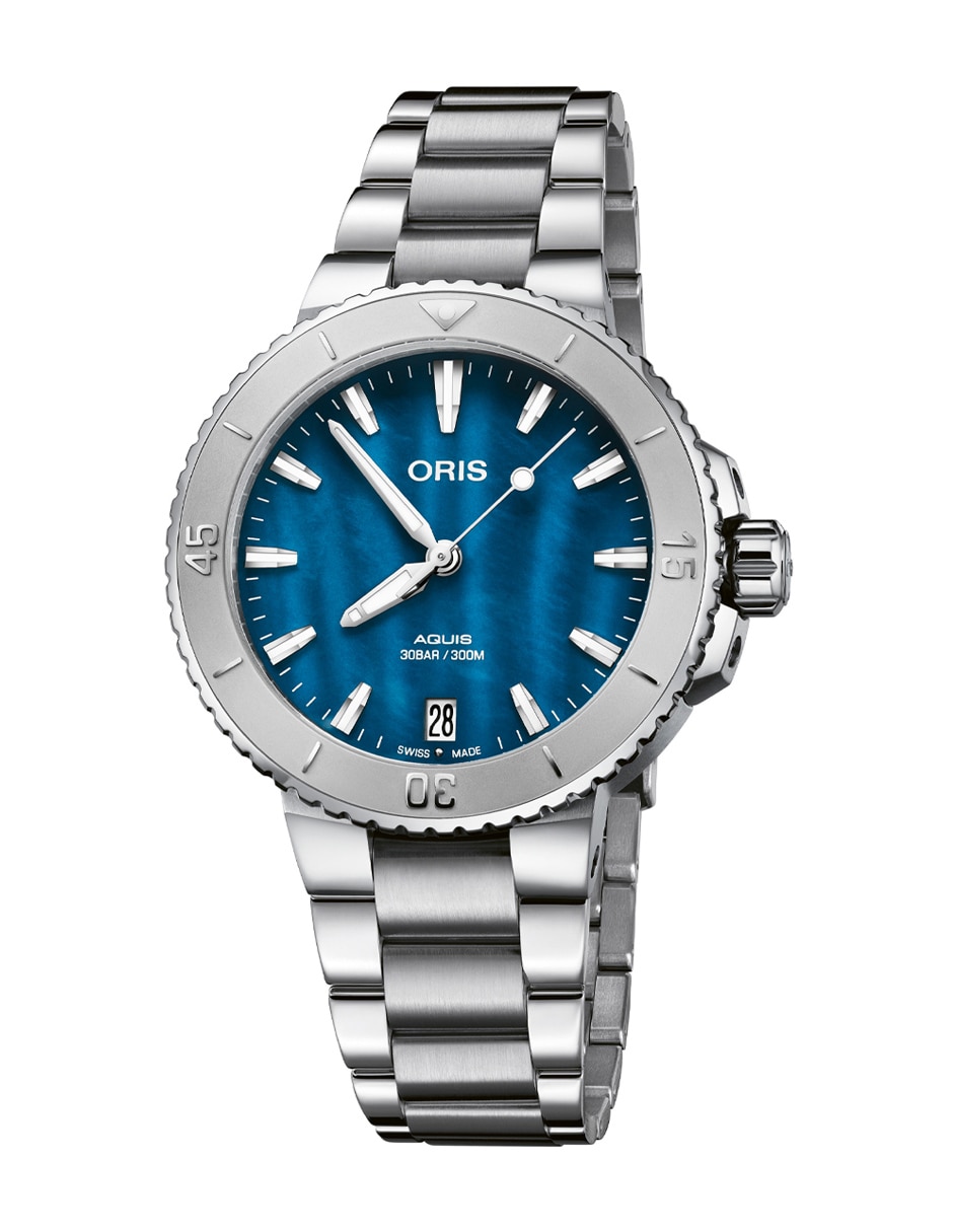 Reloj Oris Aquis Date Lady para mujer 73377704155-0781805p