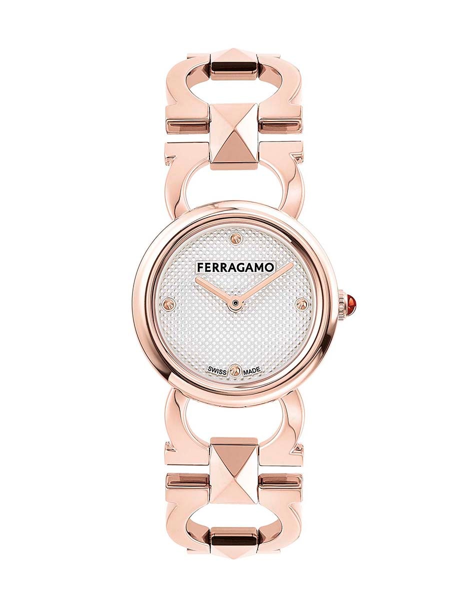 Reloj Salvatore Ferragamo Double Gancini Stud para mujer SFSG00324