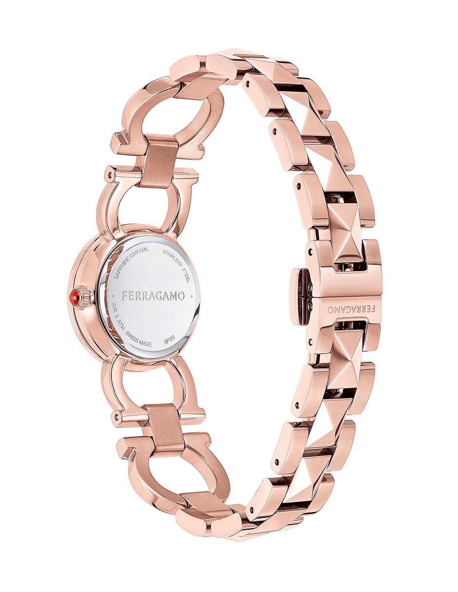 Reloj Salvatore Ferragamo Double Gancini Stud para mujer SFSG00324