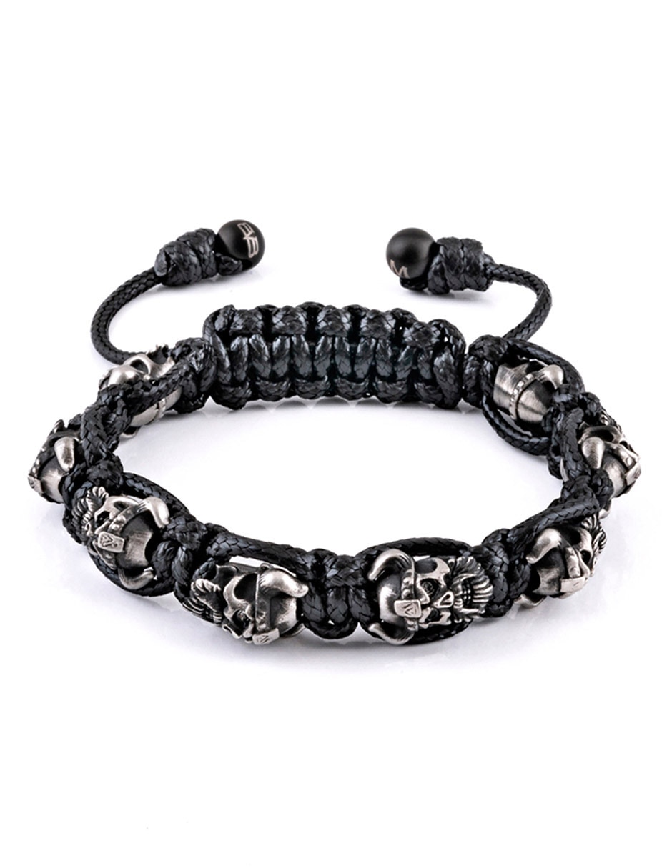 Pulsera Bomberg con zirconia Vikingo