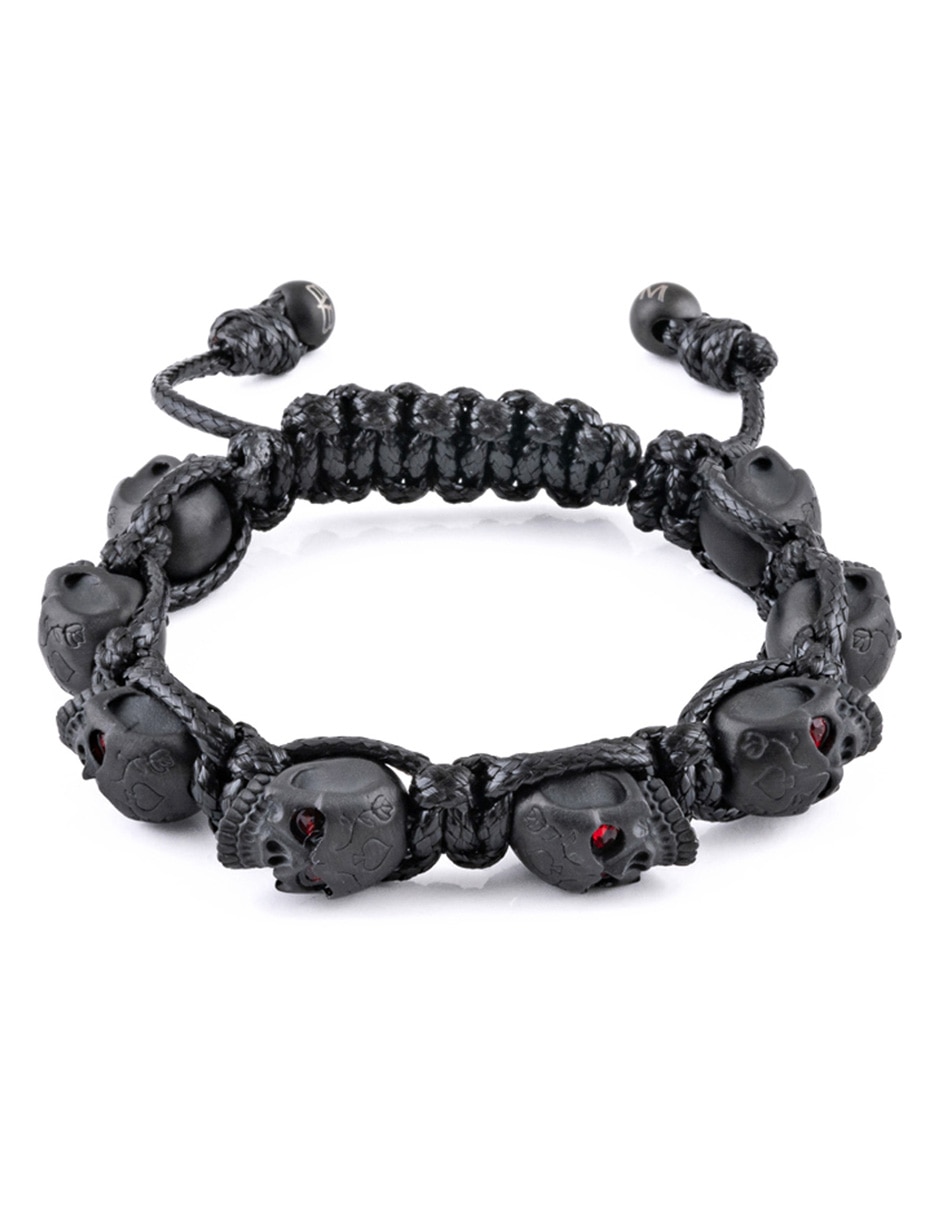 Pulsera con cristal Skullies acabado lustre Pulsera con cristal Skullies acabado lustre