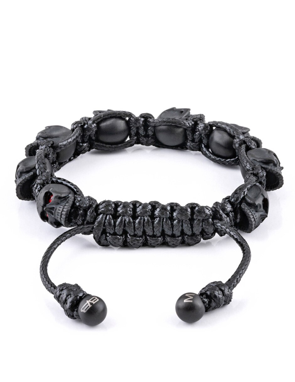 Pulsera con cristal Skullies acabado lustre 3