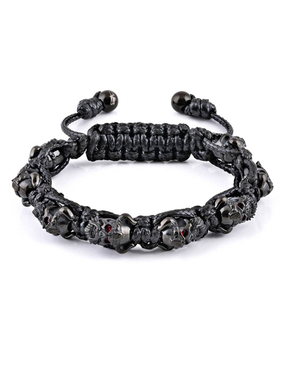 Pulsera con cristal Skullies acabado esmaltado