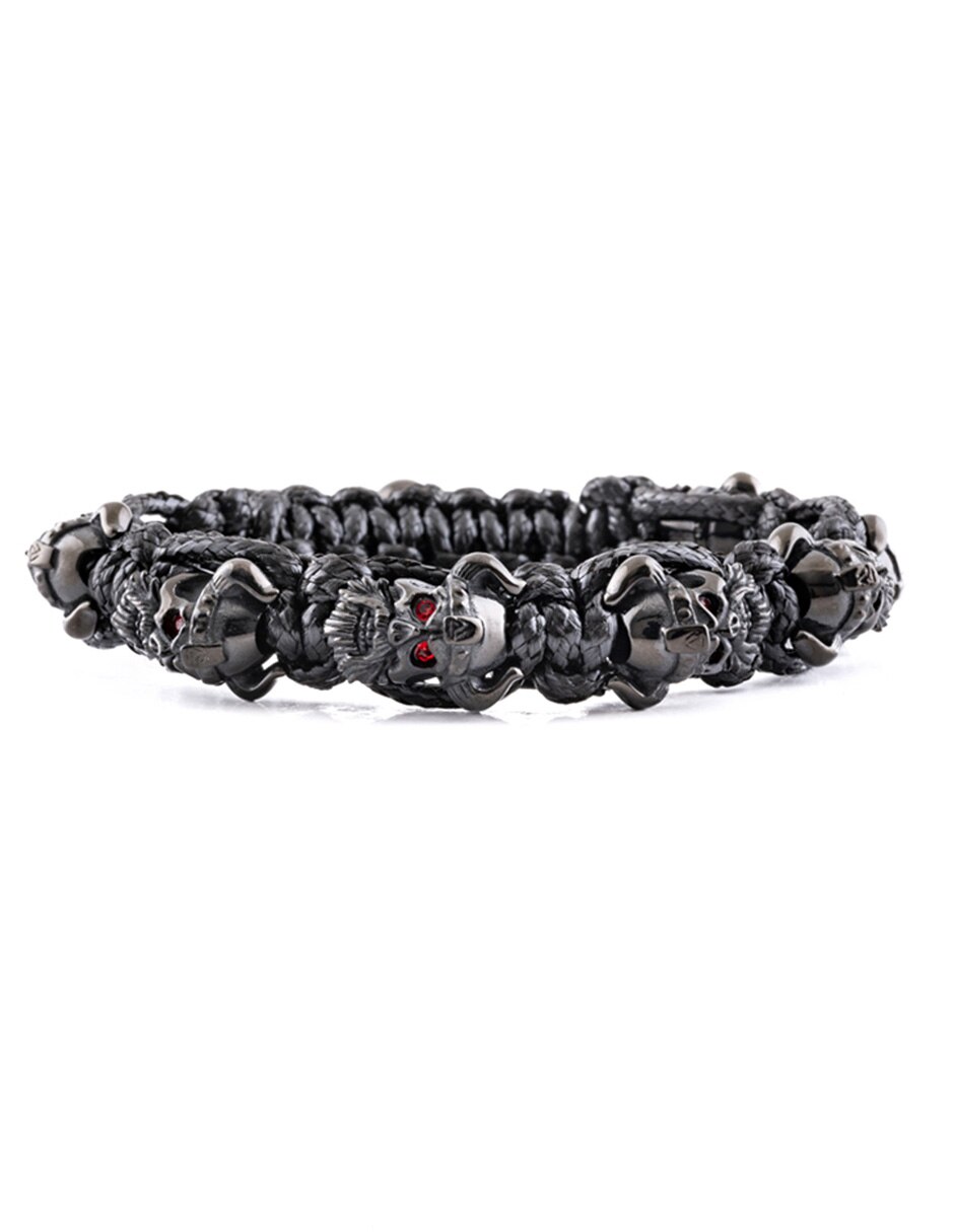 Pulsera con cristal Skullies acabado esmaltado 2
