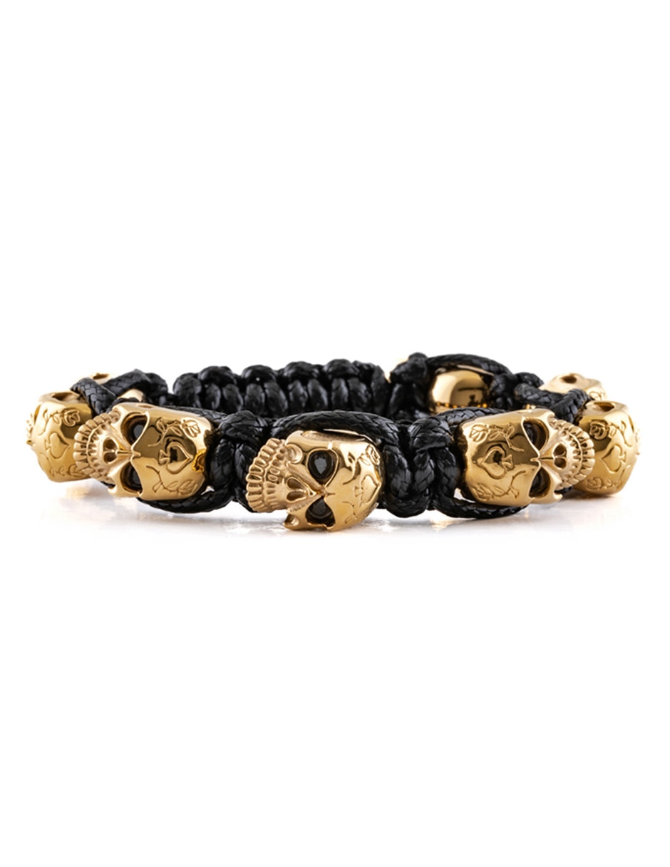 Pulsera con zirconia Skullies acabado brillante 2