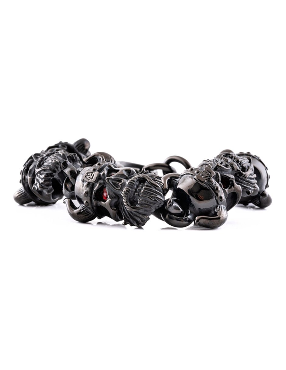 Brazalete con cristal Viking acabado mate 3