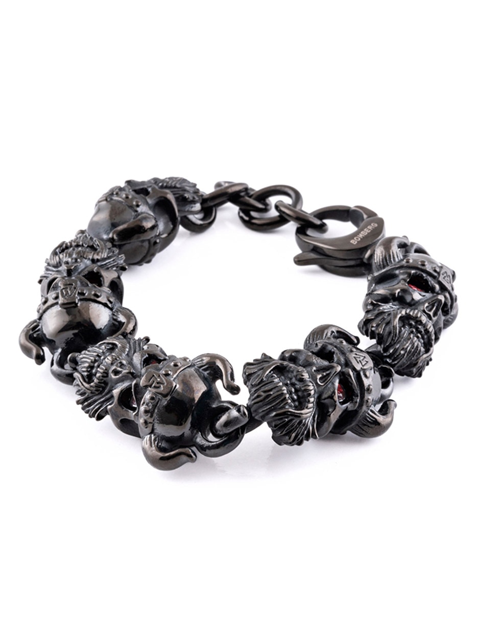 Brazalete con cristal Viking acabado mate Brazalete con cristal Viking acabado mate