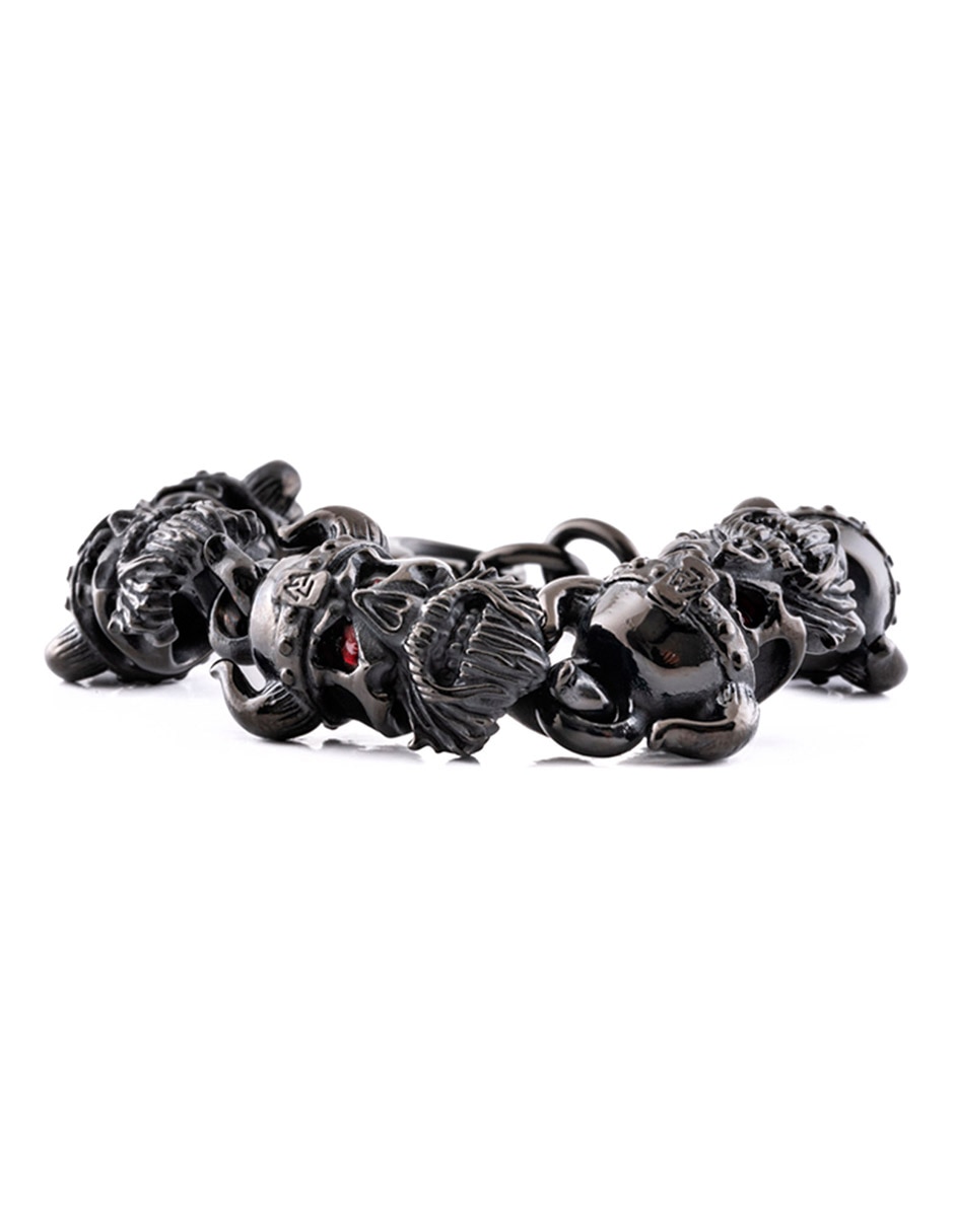 Brazalete con cristal Viking acabado mate 2