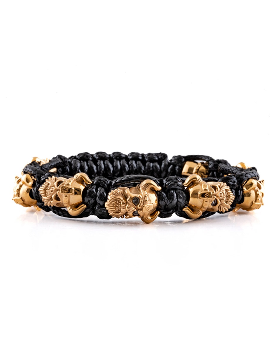 Brazalete con zirconia Viking acabado brillante 2
