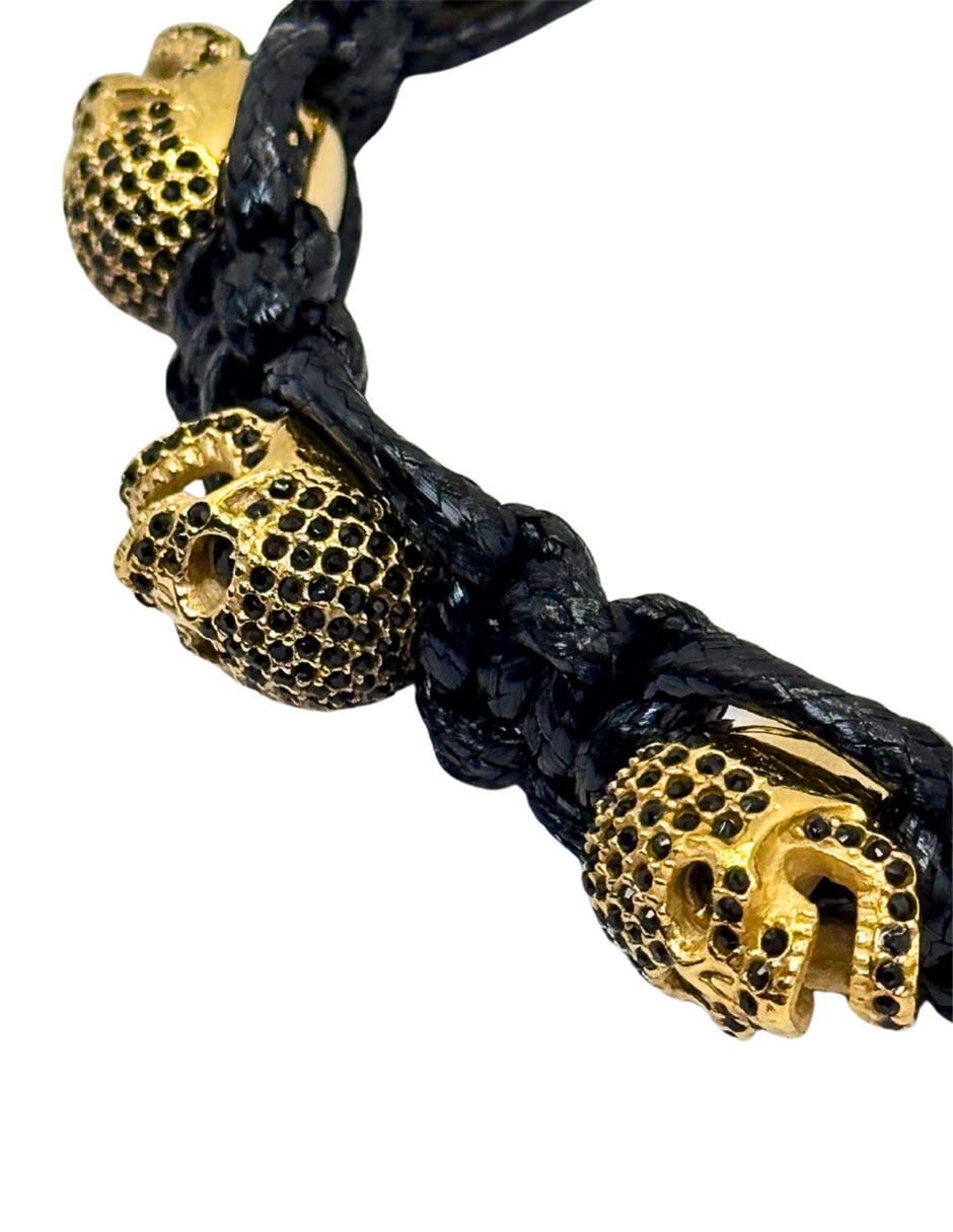 Pulsera Skullies con acabado brillante 3