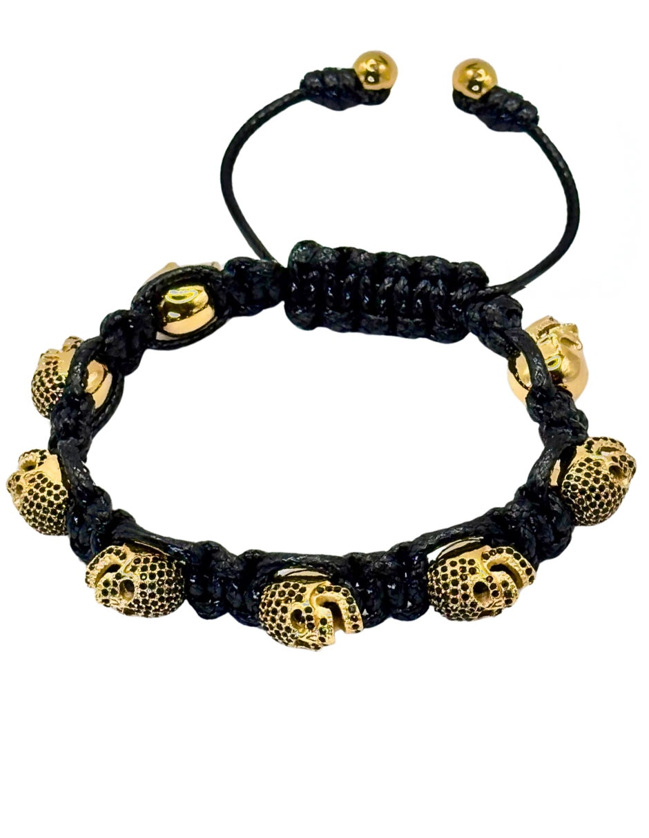 Pulsera Skullies con acabado brillante Pulsera Skullies con acabado brillante