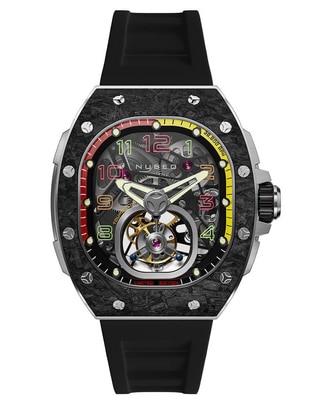 Reloj Nubeo Viper Tourbillon Limited Edition Stellar Black para hombre NB-6108-01