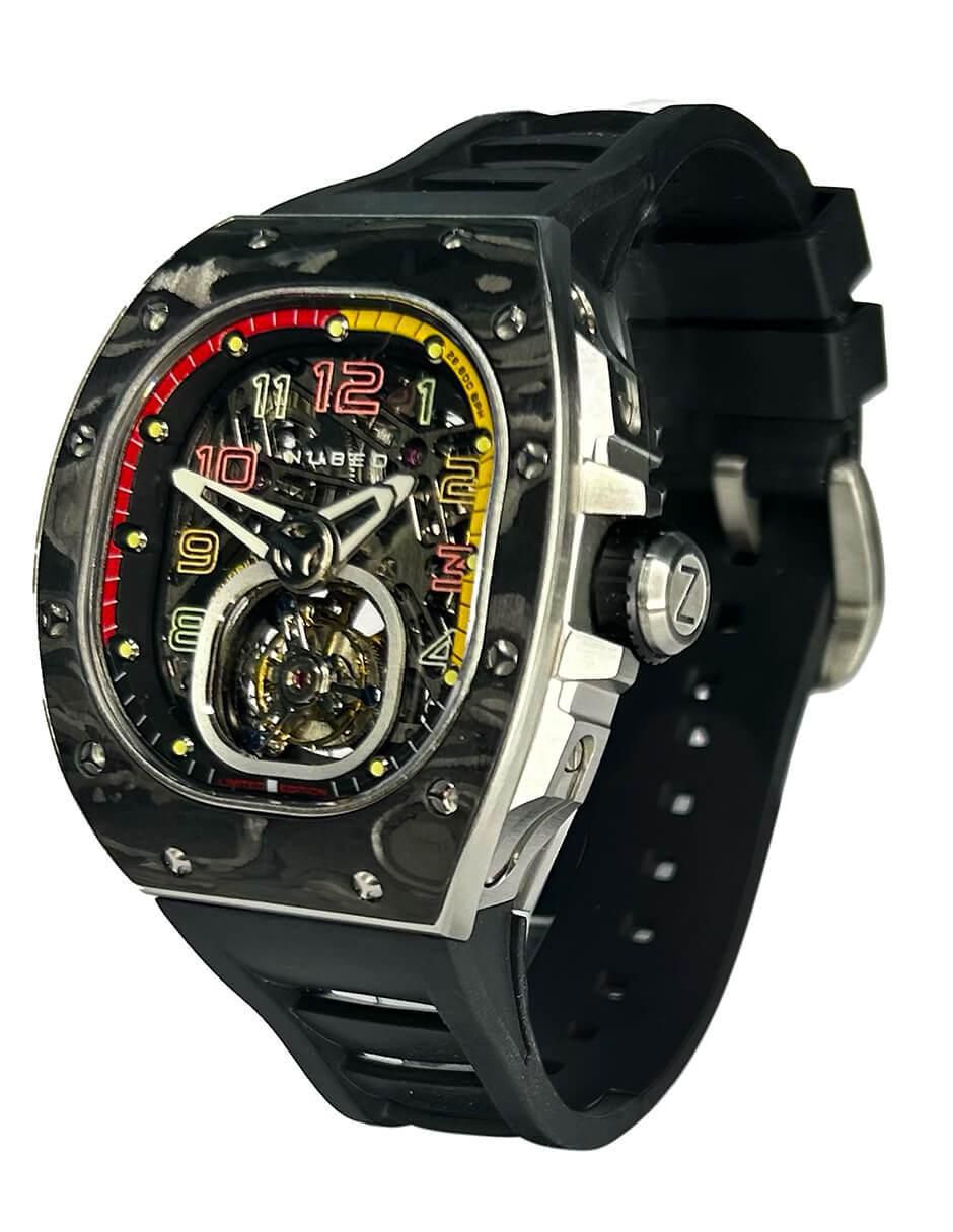 Reloj Nubeo Viper Tourbillon Limited Edition Stellar Black para hombre NB-6108-01