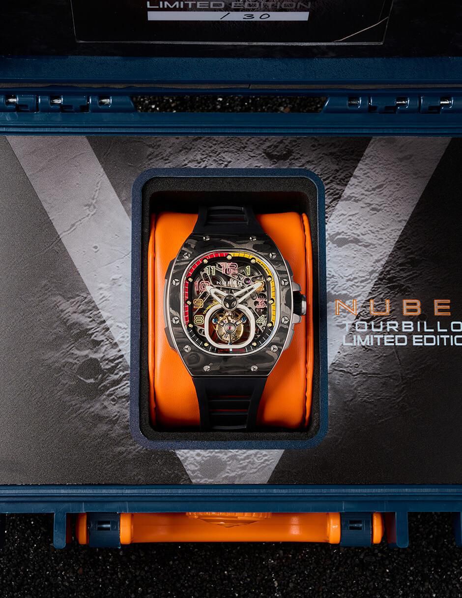 Reloj Viper Tourbillon Limited Edition Stellar Black para hombre NB-6108-01