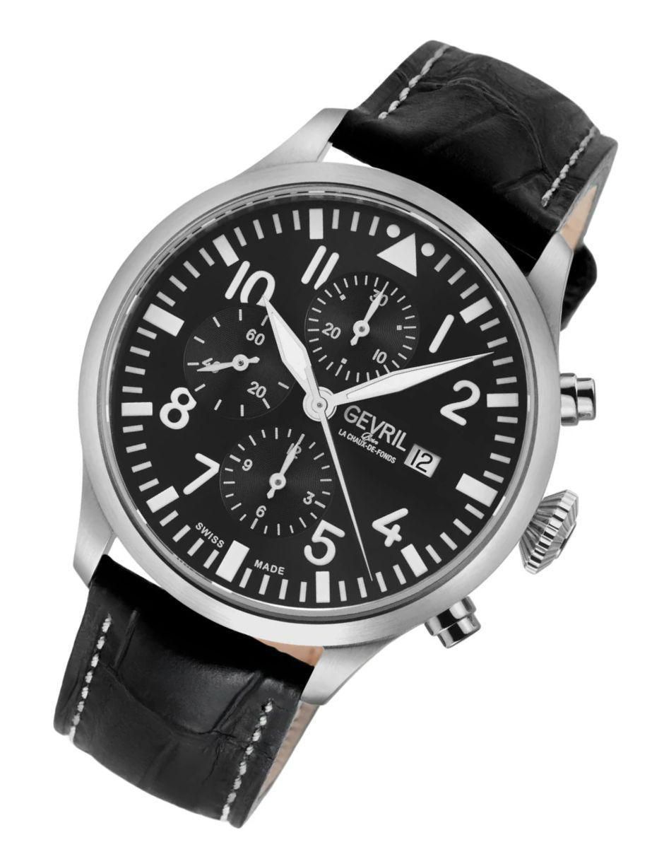 Reloj Suizo para hombre Vaughn Chrono Pilot 5