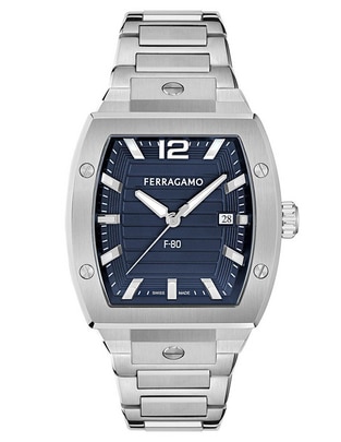 Reloj Salvatore Ferragamo F-80 Tonneau para hombre SFT800525