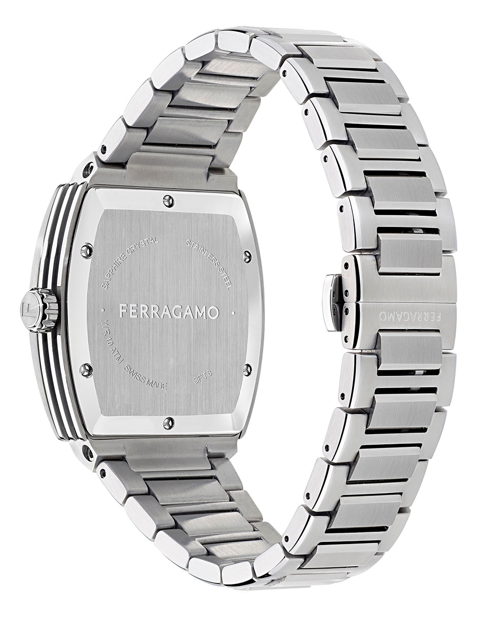 Reloj Salvatore Ferragamo F-80 Tonneau para hombre SFT800525