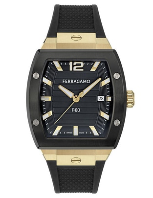 Reloj Salvatore Ferragamo F-80 Tonneau para hombre SFT800325