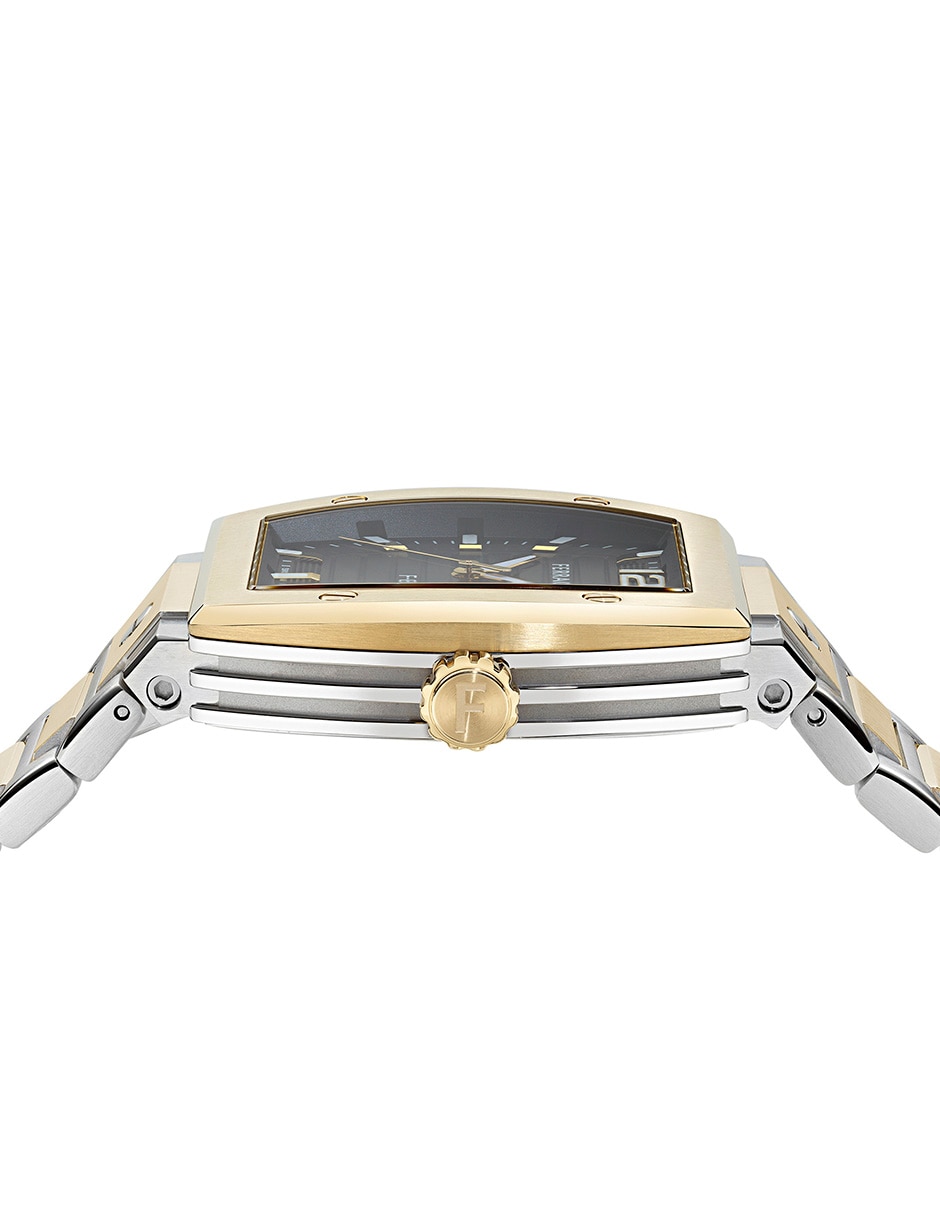 Reloj Salvatore Ferragamo F-80 Tonneau para hombre SFT800625