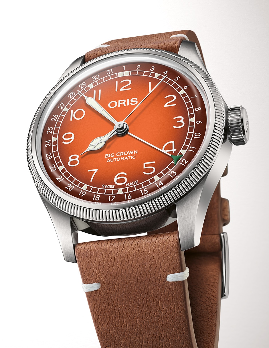 Reloj BIG CROWN POINTER DATE para hombre 75477854068-Set 5