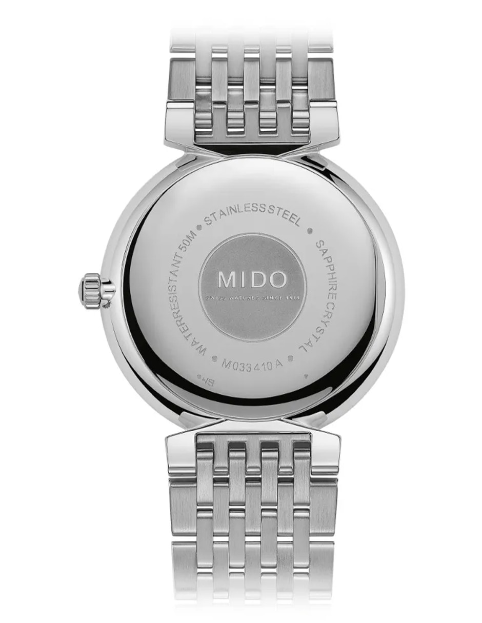 Reloj Fino Dorada Cuarzo Caballero Para Hombre M0334101101300 2