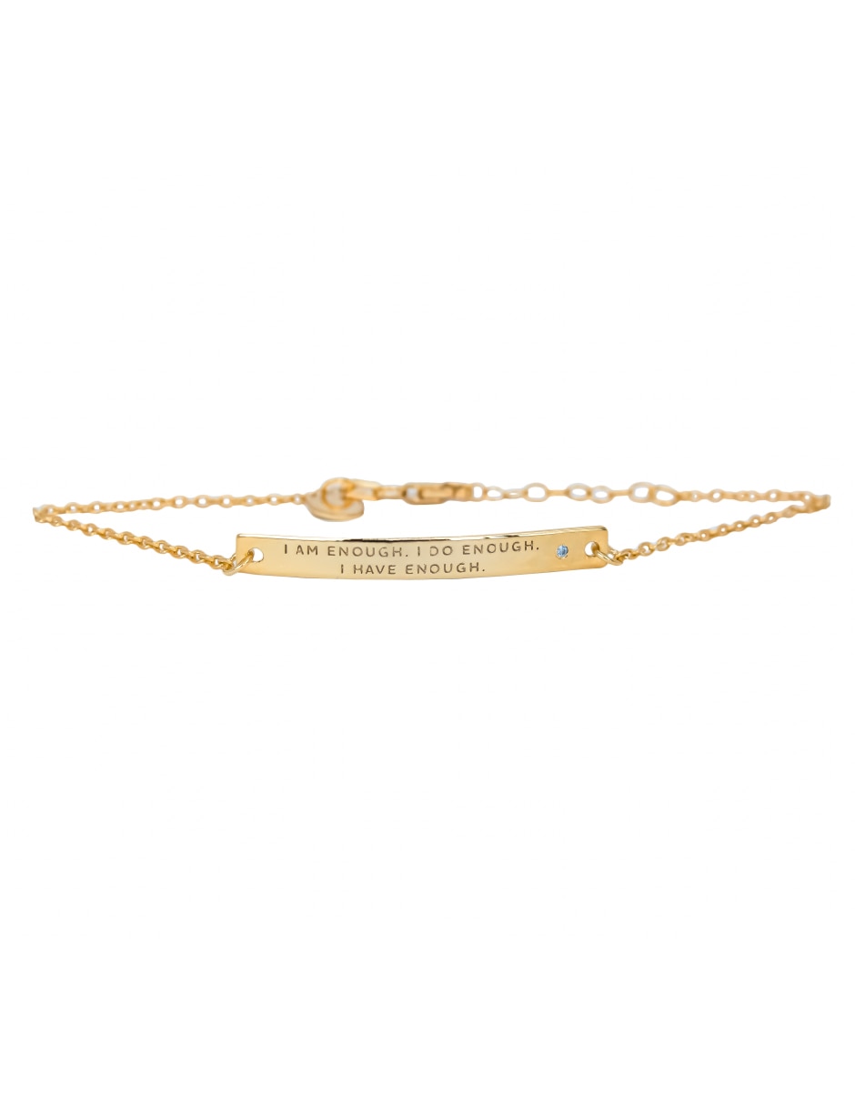 Pulsera de plata p 925 empowerment & self-love