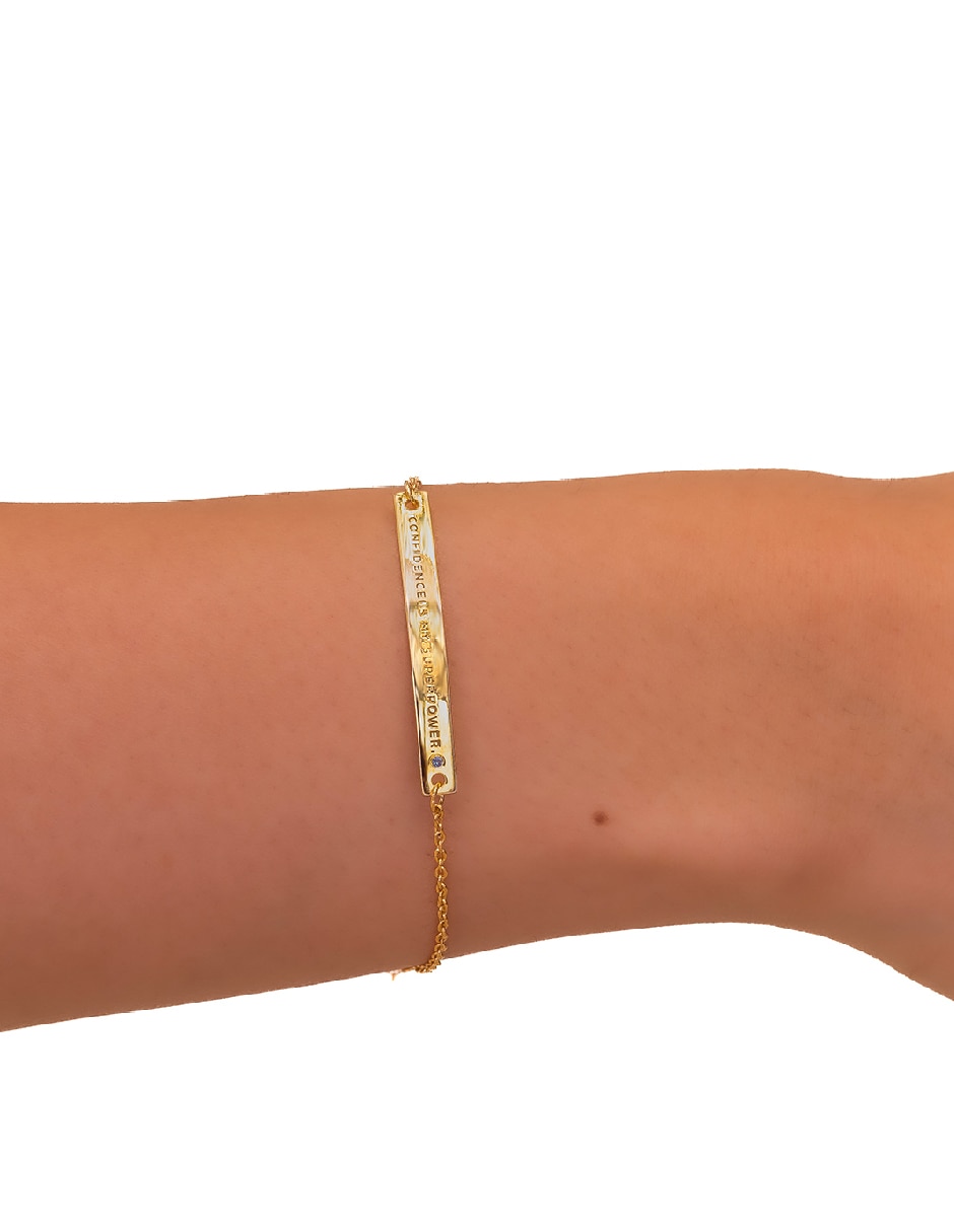 Pulsera de plata p 925 empowerment & self-love